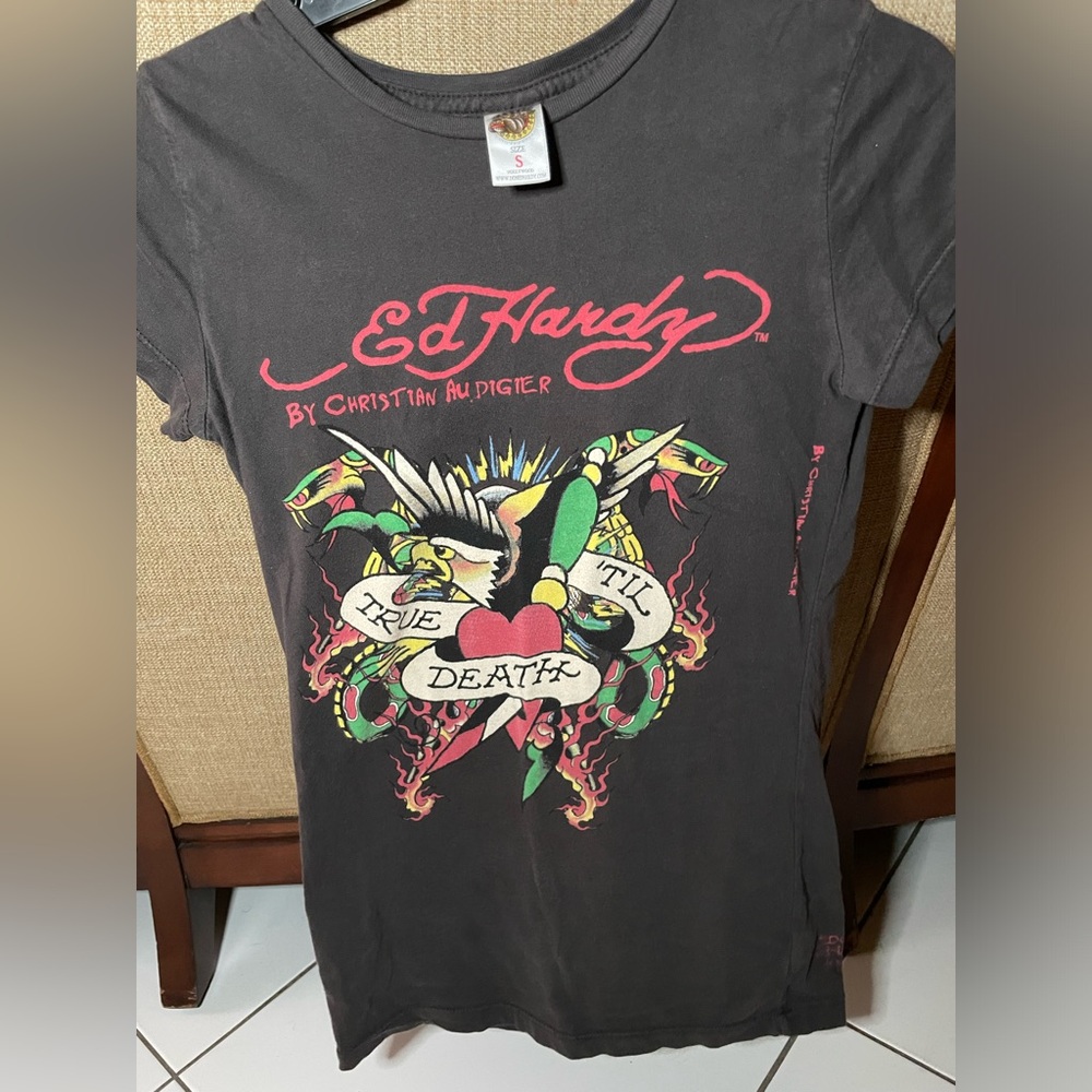 Vintage Ed Hardy Graphic Tee